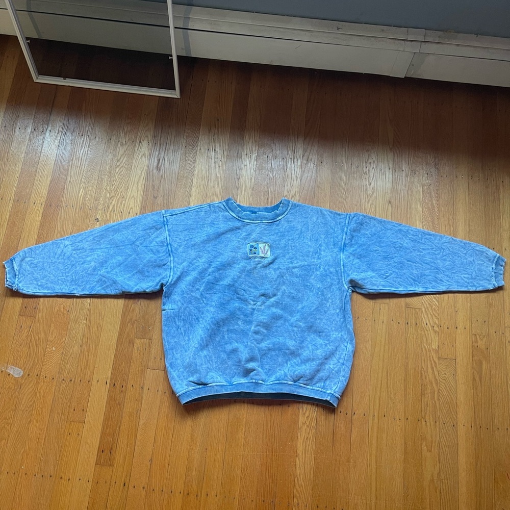 Vintage tie dyed sweatshirt Jean look